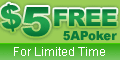 Freeroll Sit and Go tournaments at 5A Poker