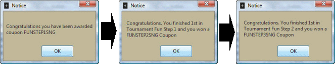 PDC Poker Notices