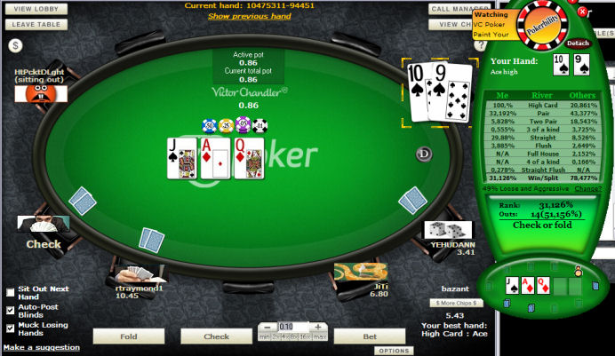 Pokerbility - My Personal Poker Assistant Example